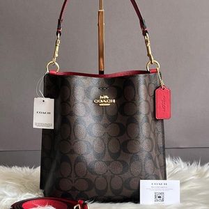 Mollie Bucket Bag 22 In Signature Canvas - A Perfect Valentine’s Day gift.